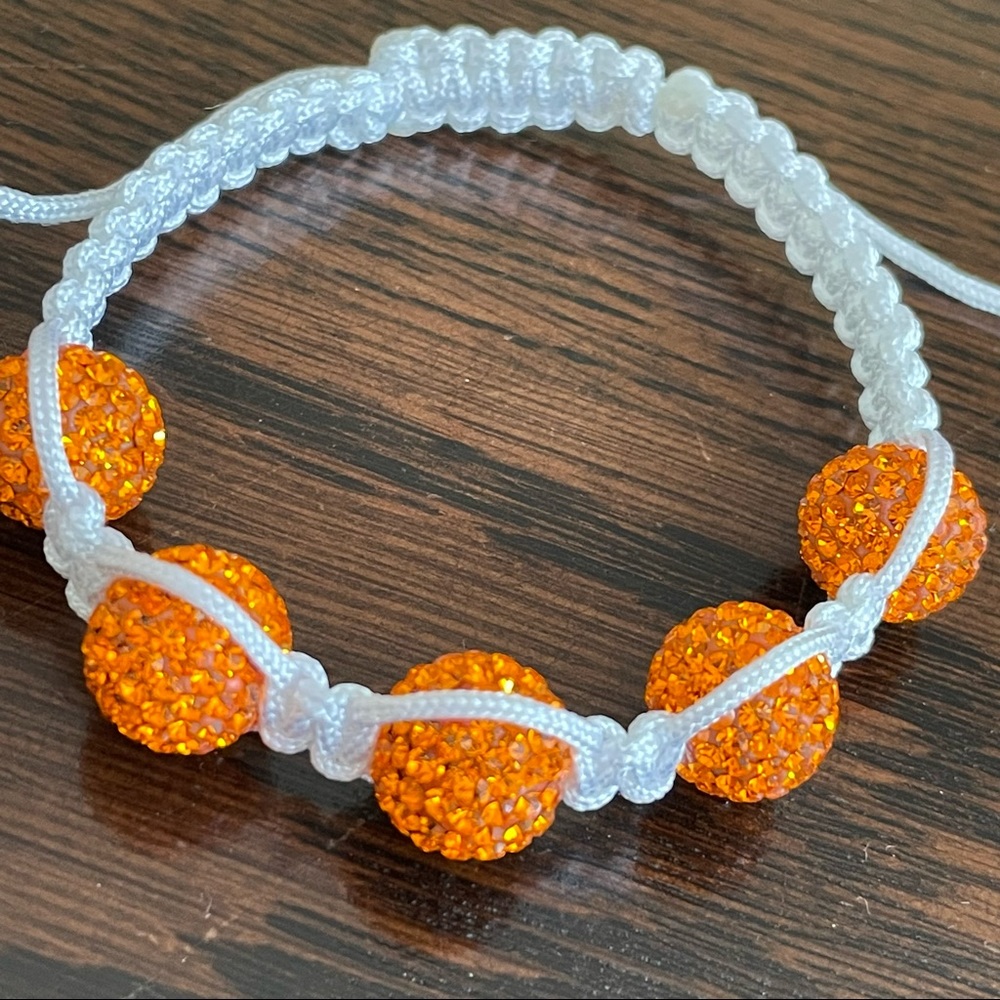 Adjustable Beaded Ringstone Bracelet Os - image 2